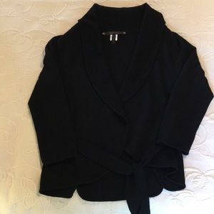 BCBG black cardigan